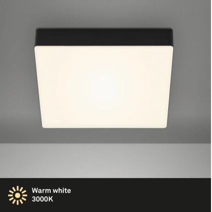 Briloner 7070-015 - Стельовий LED світильник FLAME LED/16W/230V чорний
