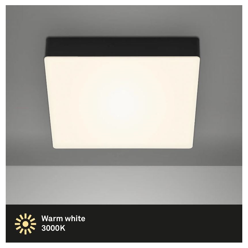 Briloner 7070-015 - Стельовий LED світильник FLAME LED/16W/230V чорний