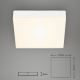 Briloner 7070-016 - Стельовий LED світильник FLAME LED/16W/230V білий