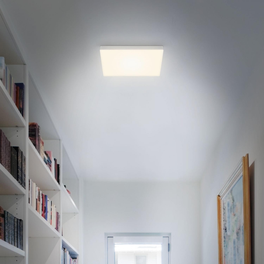 Briloner 7071-014 - Стельовий LED світильник FLAME LED/21W/230V 3000K 28,7x28,7 см срібний
