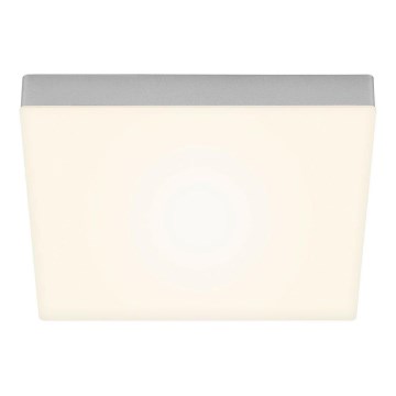 Briloner 7071-014 - Стельовий LED світильник FLAME LED/21W/230V 3000K 28,7x28,7 см срібний