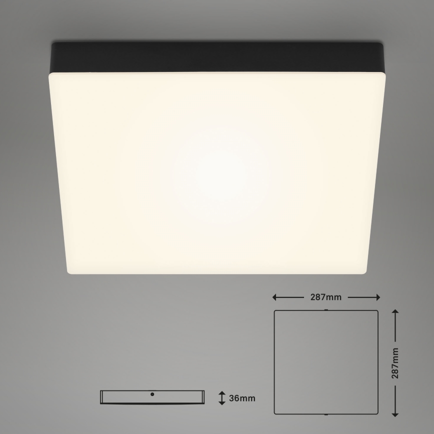 Briloner 7071015 - Стельовий LED світильник FLAME LED/21W/230V чорний