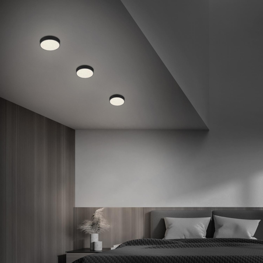 Briloner 7072-415 - Светодиодный потолочный светильник STAR SKY LED/11W/230V 4000K диаметр 15 см черный