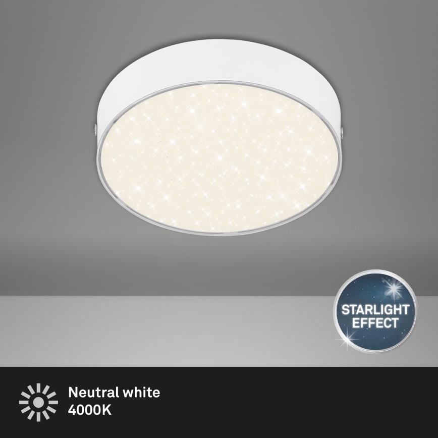 Briloner 7072-416 - Светодиодный потолочный светильник STAR SKY LED/11W/230V 4000K диаметр 15 см белый