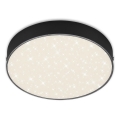 Briloner 7073-415 - Стельовий LED світильник STAR SKY LED/16W/230V 4000K діаметр 21 см чорний