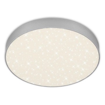 Briloner 7074-414 - Светодиодный потолочный светильник STAR SKY LED/21W/230V 4000K диаметр 28 см серебристый