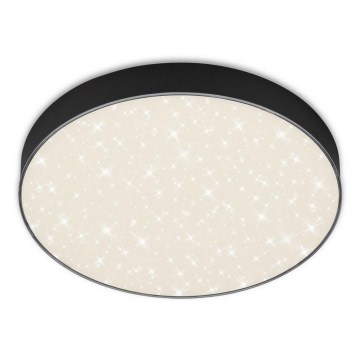 Briloner 7074-415 - Светодиодный потолочный светильник STAR SKY LED/21W/230V 4000K диаметр 28 см черный