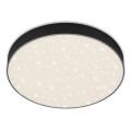 Briloner 7074-415 - Светодиодный потолочный светильник STAR SKY LED/21W/230V 4000K диаметр 28 см черный