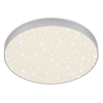 Briloner 7075-414 - Светодиодный потолочный светильник STAR SKY LED/24,5W/230V 4000K диаметр 38 см серебристый