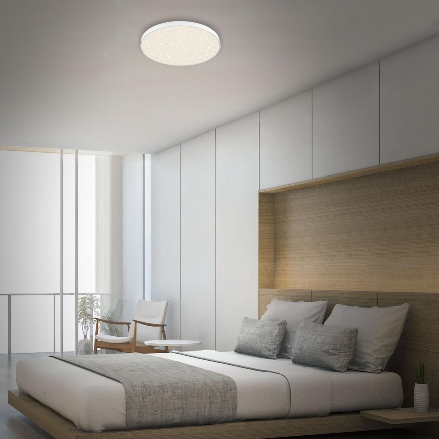 Briloner 7075-416 - Стельовий LED світильник STAR SKY LED/24,5W/230V 4000K діаметр 38 см білий
