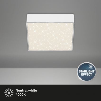 Briloner 7076-416 - Светодиодный потолочный светильник STAR SKY LED/11W/230V 4000K 15x15 см белый