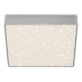Briloner 7077-414 - Светодиодный потолочный светильник STAR SKY LED/16W/230V 4000K 21x21 см серебристый