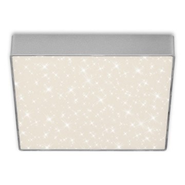 Briloner 7077-414 - Светодиодный потолочный светильник STAR SKY LED/16W/230V 4000K 21x21 см серебристый