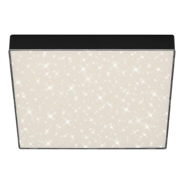 Briloner 7078-415 - Светодиодный потолочный светильник STAR SKY LED/21W/230V 4000K 28x28 см черный