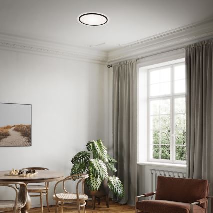 Briloner 7079-015 - Светодиодный потолочный светильник с регулированием яркости SLIM LED/18W/230V 2700-6500K + дистанционное управление