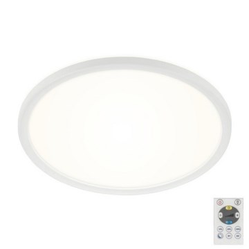 Briloner 7079-016 - Светодиодный потолочный светильник с регулированием яркости SLIM LED/18W/230V 2700-6500K + дистанционное управление