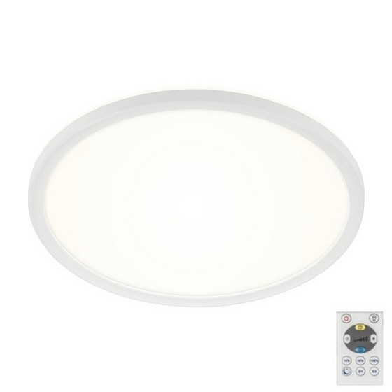 Briloner 7079-016 - Светодиодный потолочный светильник с регулированием яркости SLIM LED/18W/230V 2700-6500K + дистанционное управление