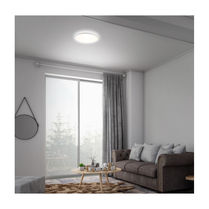 Briloner 7079-016 - Светодиодный потолочный светильник с регулированием яркости SLIM LED/18W/230V 2700-6500K + дистанционное управление