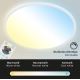 Briloner 7079-016 - Светодиодный потолочный светильник с регулированием яркости SLIM LED/18W/230V 2700-6500K + дистанционное управление