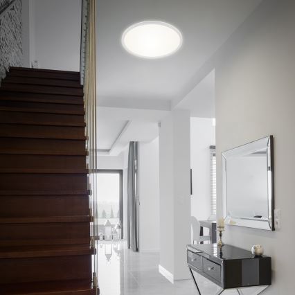 Briloner 7080-016 - Светодиодный потолочный светильник с регулированием яркости SLIM LED/22W/230V 2700-6500K + дистанционное управление