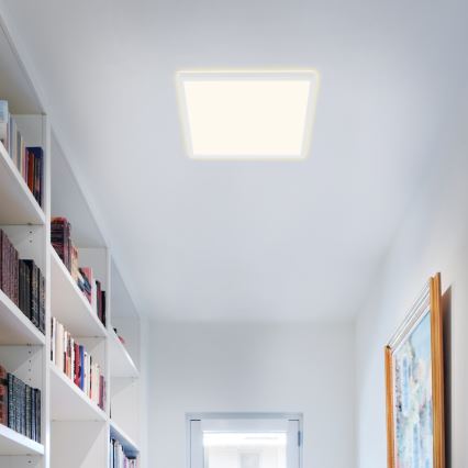 Briloner 7081-016 - Светодиодный потолочный светильник с регулированием яркости SLIM LED/18W/230V 2700-6500K + дистанционное управление