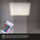 Briloner 7091-416 - Светодиодный потолочный RGBW-светильник с регулированием яркости SLIM LED/22W/230V + дистанционное управление