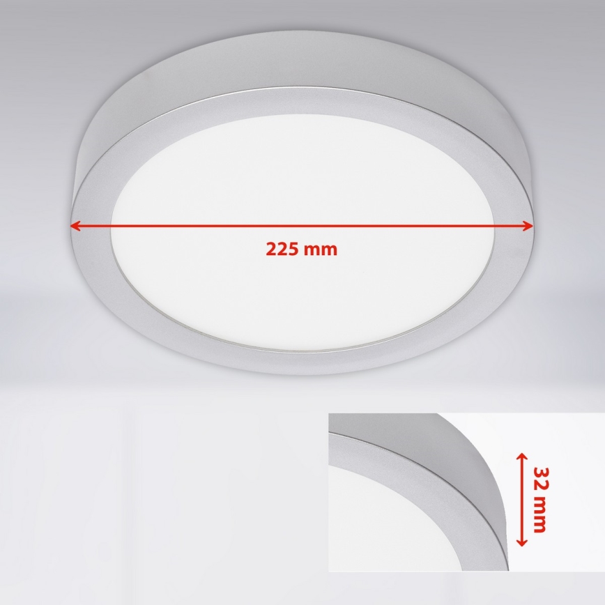 Briloner 7117-014 - Светодиодный потолочный светильник FIRE LED/16,5W/230V 3000K