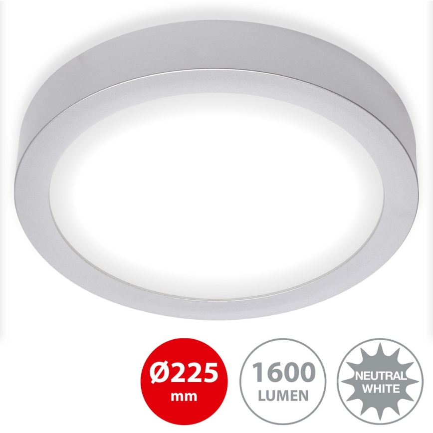Briloner 7117-414 - Светодиодный потолочный светильник FIRE LED/16,5W/230V 4000K