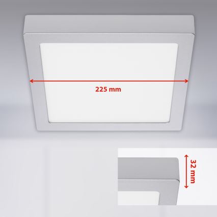 Briloner 7118-014 - Стельовий LED світильник FIRE LED/16,5W/230V 3000K