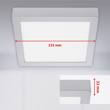Briloner 7118-414 - Стельовий LED світильник FIRE LED/16,5W/230V 4000K