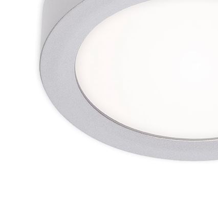 Briloner 7122-014 - потолочный светильник LED FIRE, 11 Вт, 230 В, 3000 К, диаметр 17 см, серебристый