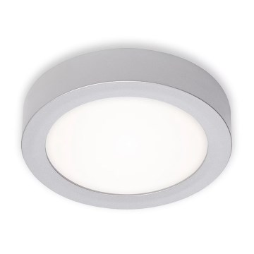 Briloner 7122-014 - потолочный светильник LED FIRE, 11 Вт, 230 В, 3000 К, диаметр 17 см, серебристый