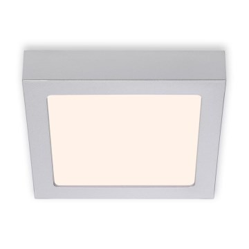 Briloner 7123-014 - LED стельовий світильник FIRE LED/12W/230V 3000K 17x17cm сріблястий