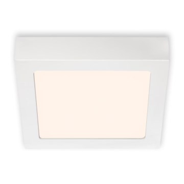 Briloner 7123-016 - LED-стельовий світильник FIRE, 12 Вт, 230 В, 3000 К, 17x17 см, білий