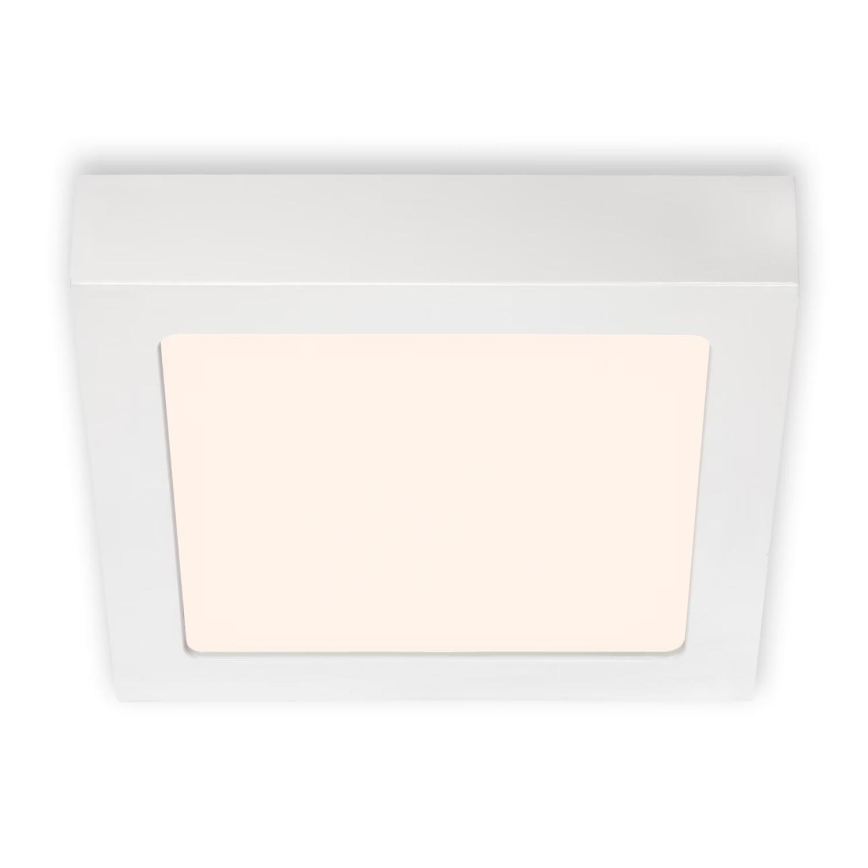 Briloner 7123-016 - LED-стельовий світильник FIRE, 12 Вт, 230 В, 3000 К, 17x17 см, білий