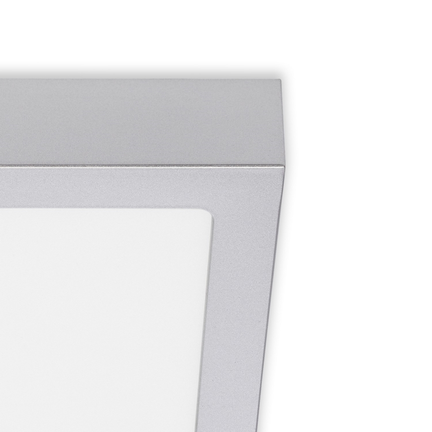 Briloner 7123-414 - Стельовий LED світильник FIRE LED/12W/230V срібний