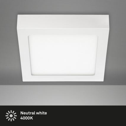 Briloner 7123-416 - Светодиодный потолочный светильник FIRE LED/12W/230V белый