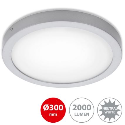 Briloner 7141-414 - Светодиодный потолочный светильник FIRE LED/21W/230V 4000K
