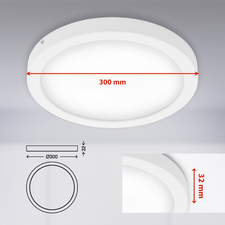 Briloner 7141-416 - Стельовий LED світильник FIRE LED/21W/230V