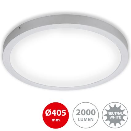 Briloner 7143-414 - Светодиодный потолочный светильник FIRE LED/24,5W/230V 4000K