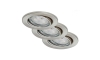 Briloner 7148-032 - Набор 3x светодиодных диммируемых светильника для ванной комнаты 1xGU10/5W/230V IP23
