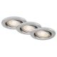 Briloner 7148-039 - Набор 3x светодиодных диммируемых светильника для ванной комнаты GU10/5,5W/230V IP23