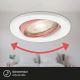 Briloner 7149-036 - Набор 3x светодиодных диммируемых светильника для ванной комнаты 1xGU10/5W/230V IP23