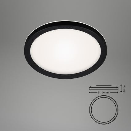 Briloner 7150-415 - Светодиодный потолочный светильник SLIM LED/12W/230V ⌀ 19 cm