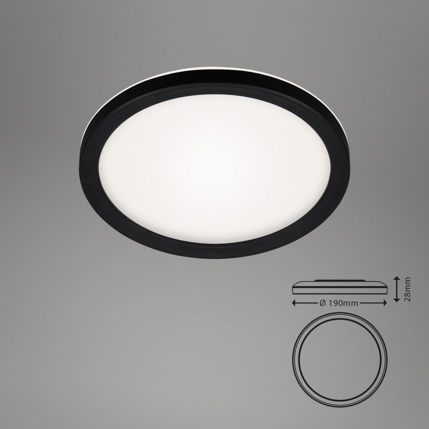 Briloner 7150-415 - Светодиодный потолочный светильник SLIM LED/12W/230V ⌀ 19 cm