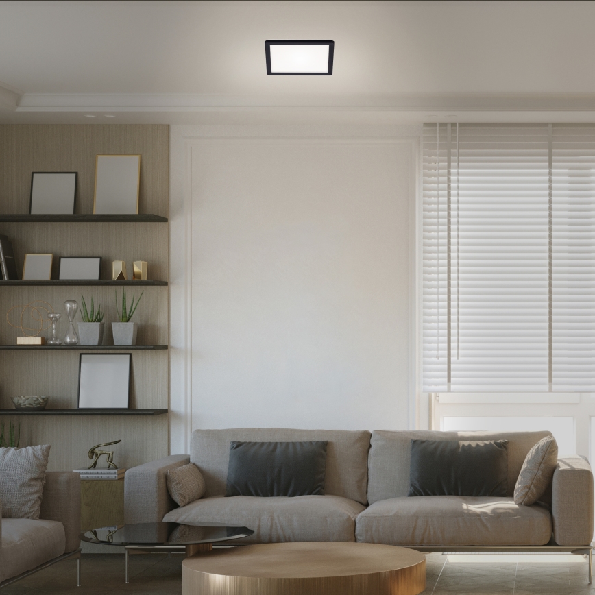 Briloner 7153-415 - Светодиодный потолочный светильник SLIM LED/12W/230V 19x19 cm