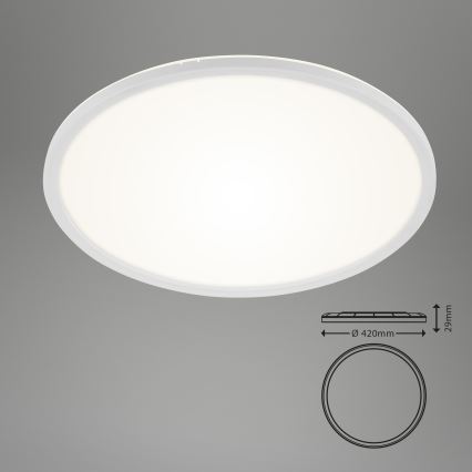 Briloner 7157-416 - Світлодіодний стельовий світильник SLIM LED/22W/230V діаметр 42 cm