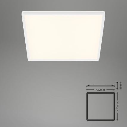 Briloner 7158-416 - Світлодіодний стельовий світильник SLIM LED/22W/230V 42x42 cm