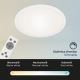 Briloner 7168-016 - Светодиодный потолочный светильник с регулированием яркости PIATTO LED/24W/230V 3000-6500K + дистанционное управление