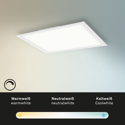 Briloner 7179-016 - Світлодіодний регульований стельовий світильник PIATTO LED/24W/230V 3000-6500K + дистанційне керування
